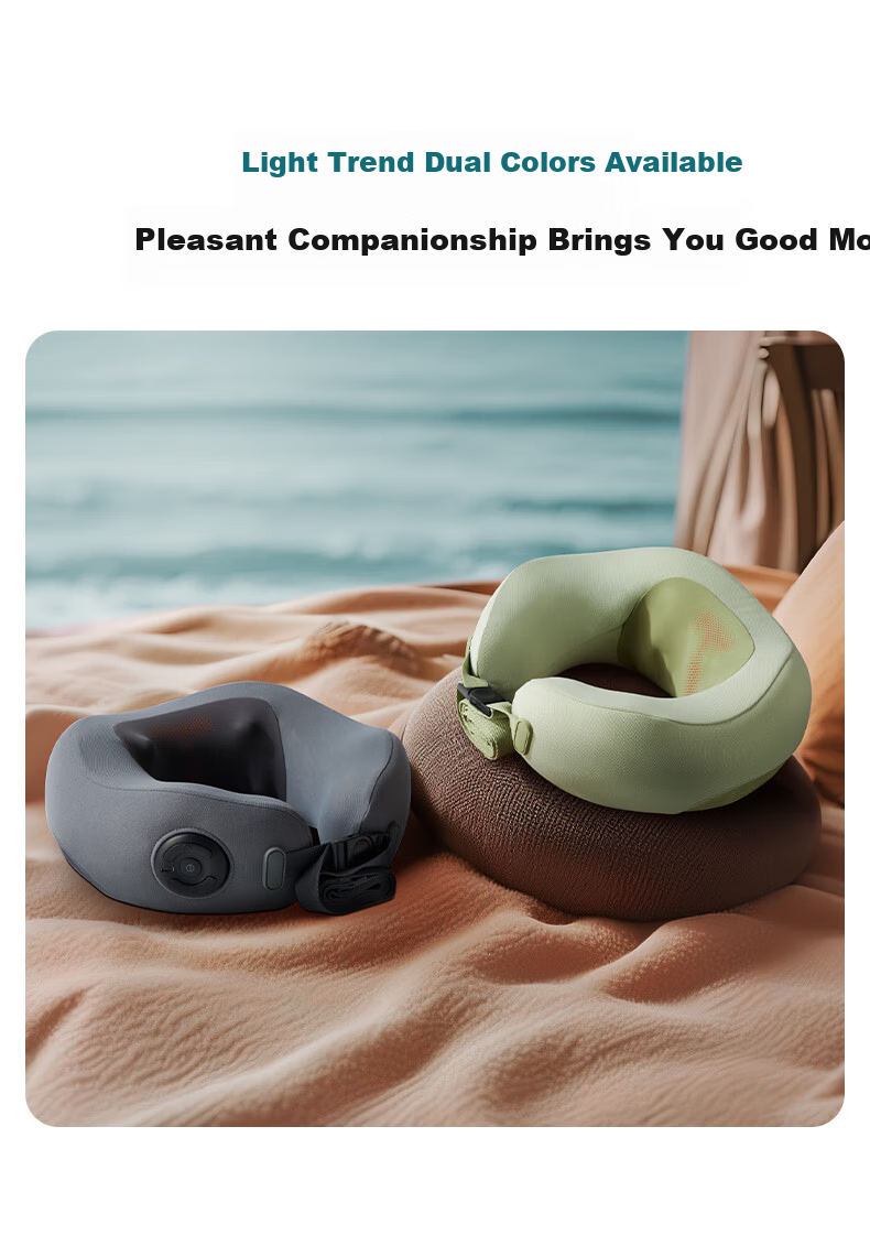 PHILIPS Neck Massager, Small U-Shaped Pillow Massager for Multi-Body Massage And Heat Therapy, Travel And Business Trip Support, 3107N Green, Holiday Birthday Gift, Company Team Building Present 15