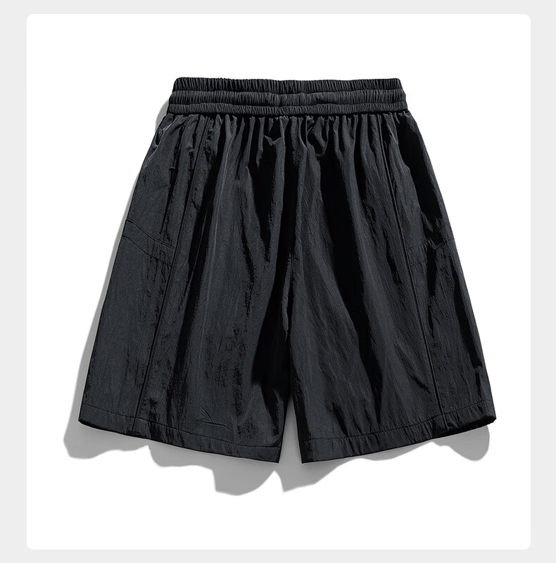MiiOW Father's Day Gift Men's Summer Outdoor Sports Shorts Loose Breathable Lightweight Versatile Knee-Length Shorts 10