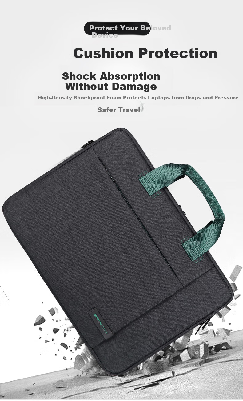 14/15 Inch Shockproof Business Large Capacity Imperial Laptop Bag Compatible with Huawei Apple Asus 5