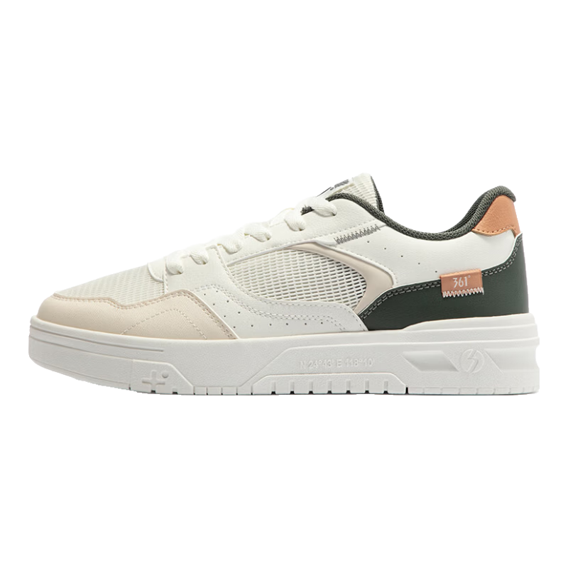 361° Men's Sports Shoes, Soda Spring And Summer Mesh Breathable Lightweight White Sneakers for Men, 672516626-3