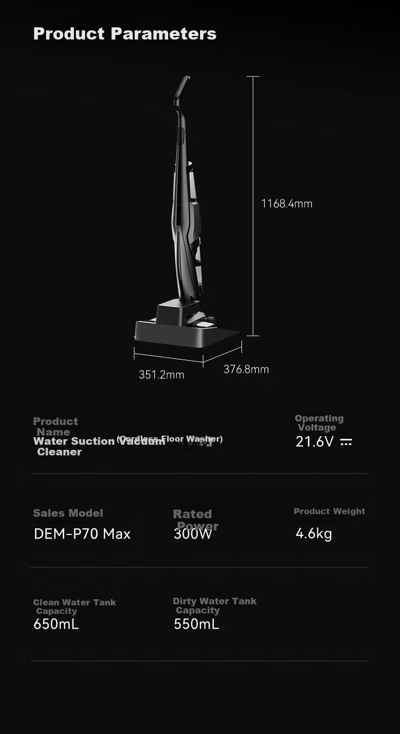 Deerma [Black Technology Bestseller] Bubble Floor Cleaner P90Pro Flagship MAX [Mechanical Arm, No Water Stains, Spot Foam Cleaning, IPX7 Waterproof Soaking, Deodorizing Floor Brush] 22