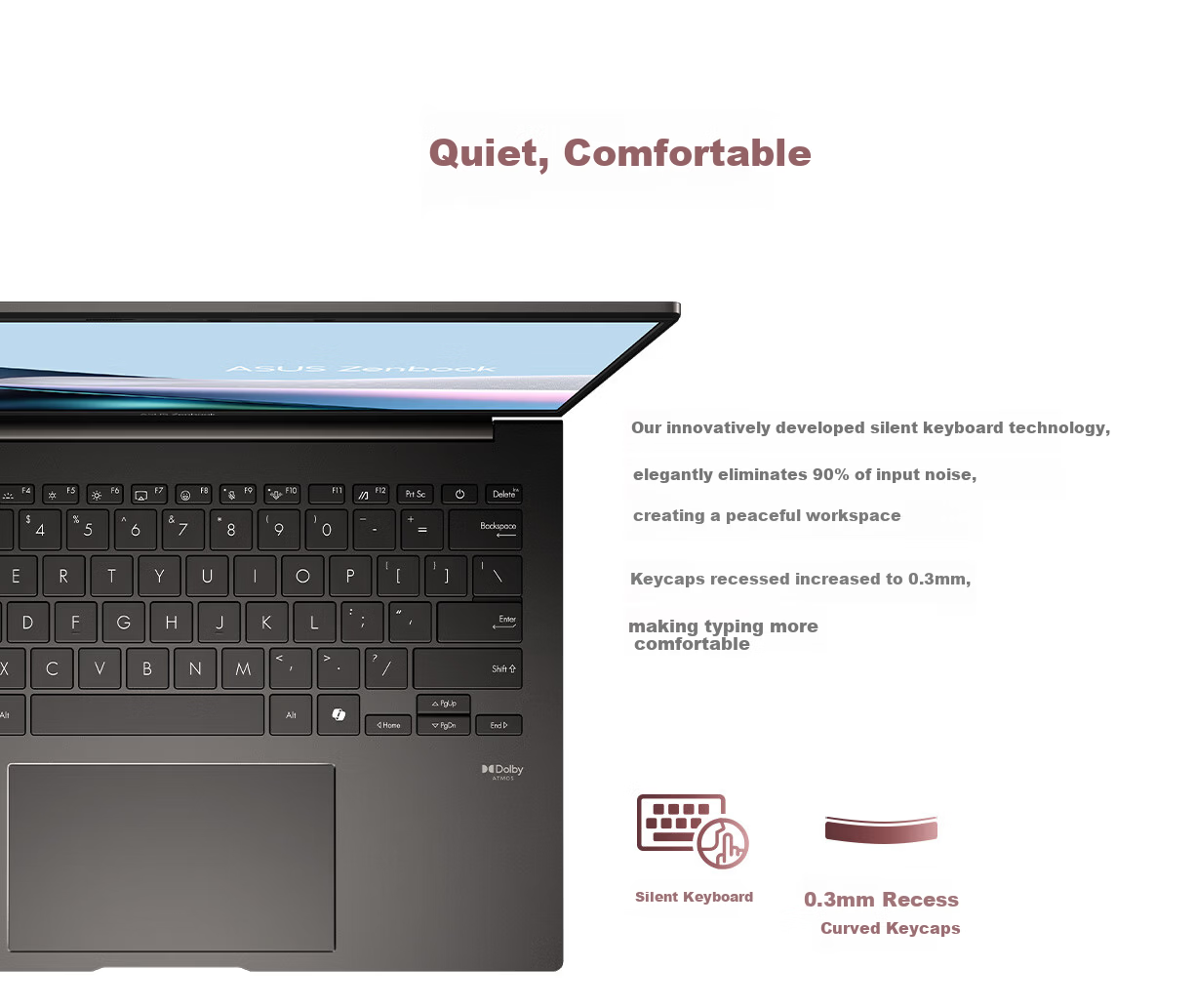 ASUS Zenbook S 16 Core Ultra7 Lunar Lake 2.8K 120Hz OLED 1.1cm Ultra-thin AI Laptop (258V 32GB 1TB) 20