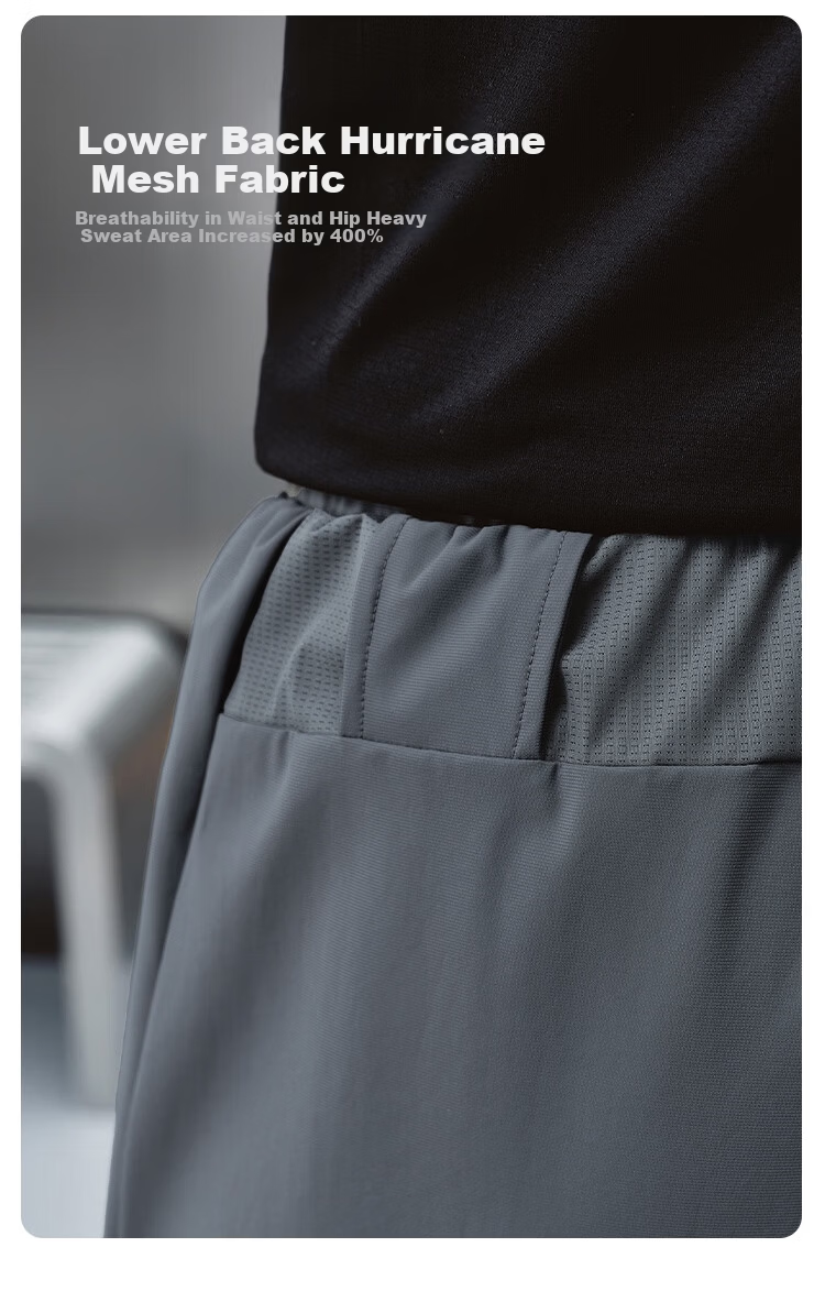 JD Jingzao Men's Sports Shorts Five-Point Stretch Breathable Quick-Dry Running Casual Pants Spring Dark Gray S 12