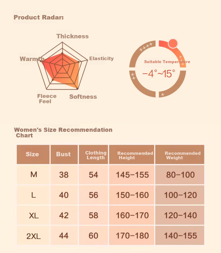 Langsha Women's Thermal Vest 100% Wool Filled Autumn Winter Antibacterial Thickened Cold-Resistant Base Layer Top 14