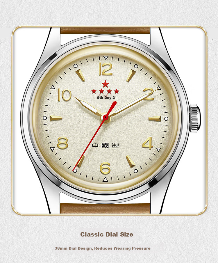 SEAGULL Men's Automatic Mechanical Watch Five-Star Men's Watch Birthday Gift 1955 JD Special Edition Gift Box 23