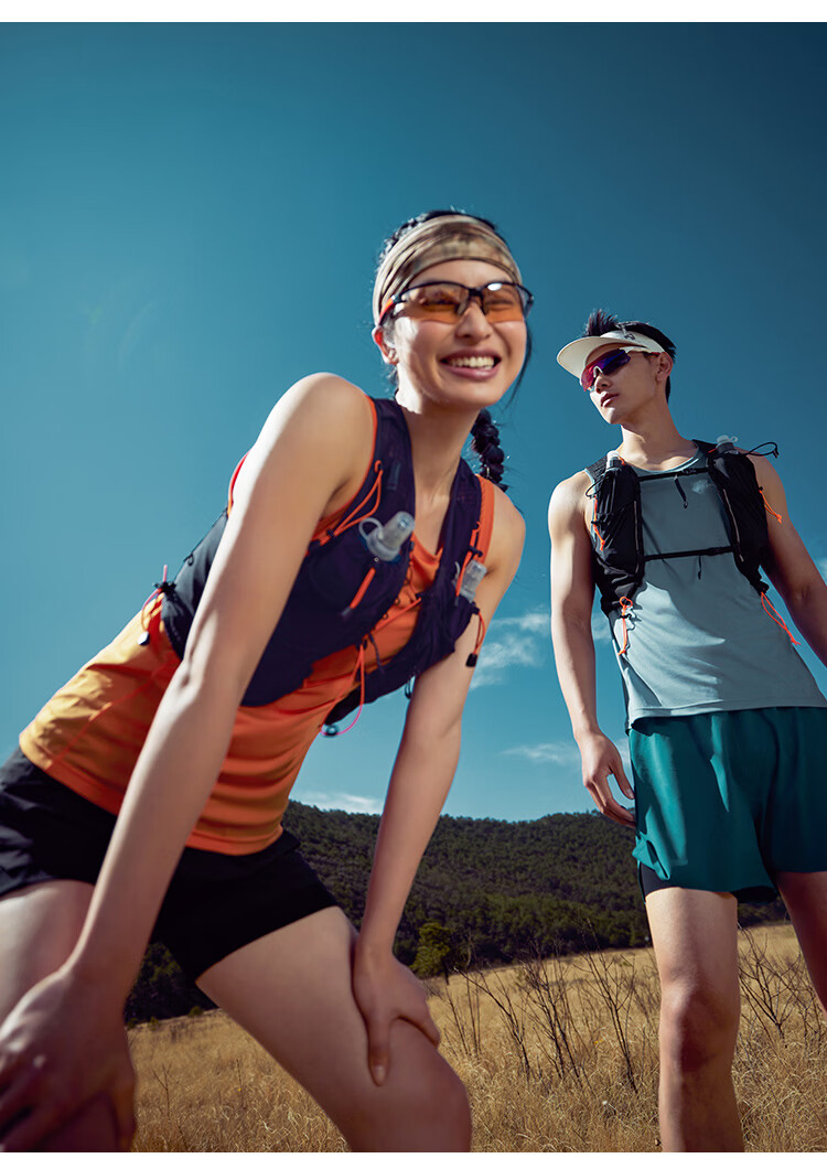 Toread Men's Quick-Dry Sleeveless T-Shirt Summer Lightweight Trail Running Moisture-Wicking Breathable Vest Yunxiao Blue 2XL 16