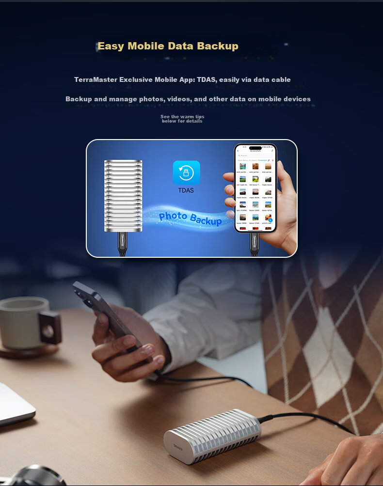 TERRA MASTER D1 SSD Plus USB4.0 NVMe M.2 Enclosure 40Gbps for Apple MacBook Neo/Mac mini M4 Laptop SSD Expansion 11
