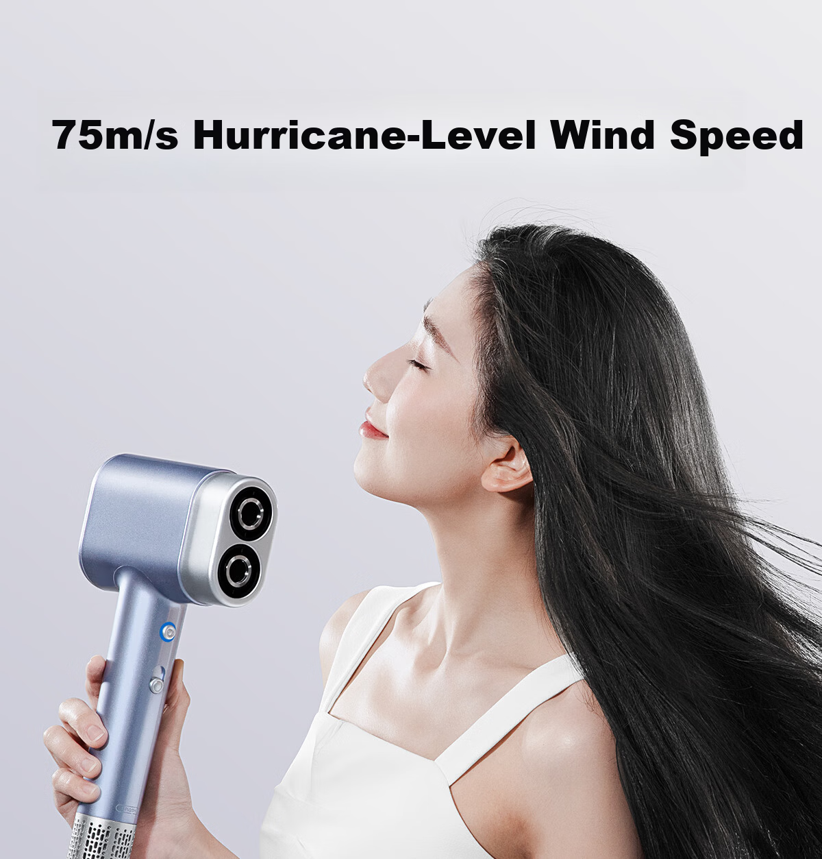 Tongsci F8 Plasma High-Speed Hair Dryer Dual Barrel Home Use Hair Care Quick Drying Strong Wind Power Damage-Free Hair Blow Dryer Birthday Anniversary Gift for Girlfriend Wife Practical Premium Gift B 13
