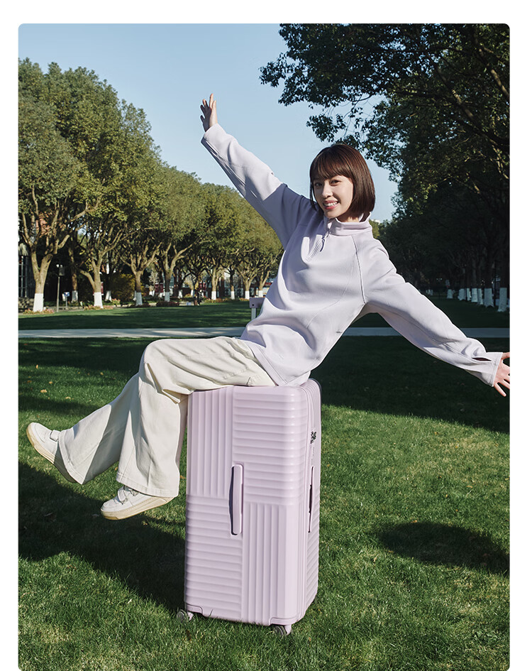 Kala Sheep Cloud Box 3.0 Pro Large Capacity Cube Luggage Travel Trolley Suitcase 30 Inch for Study Abroad 14