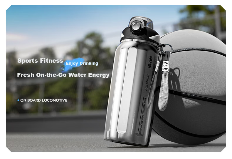 NRMEi Insulated Large Capacity 316 Stainless Steel Sports Water Bottle with Straw for Boys Teens 12-18 Years Outdoor 16