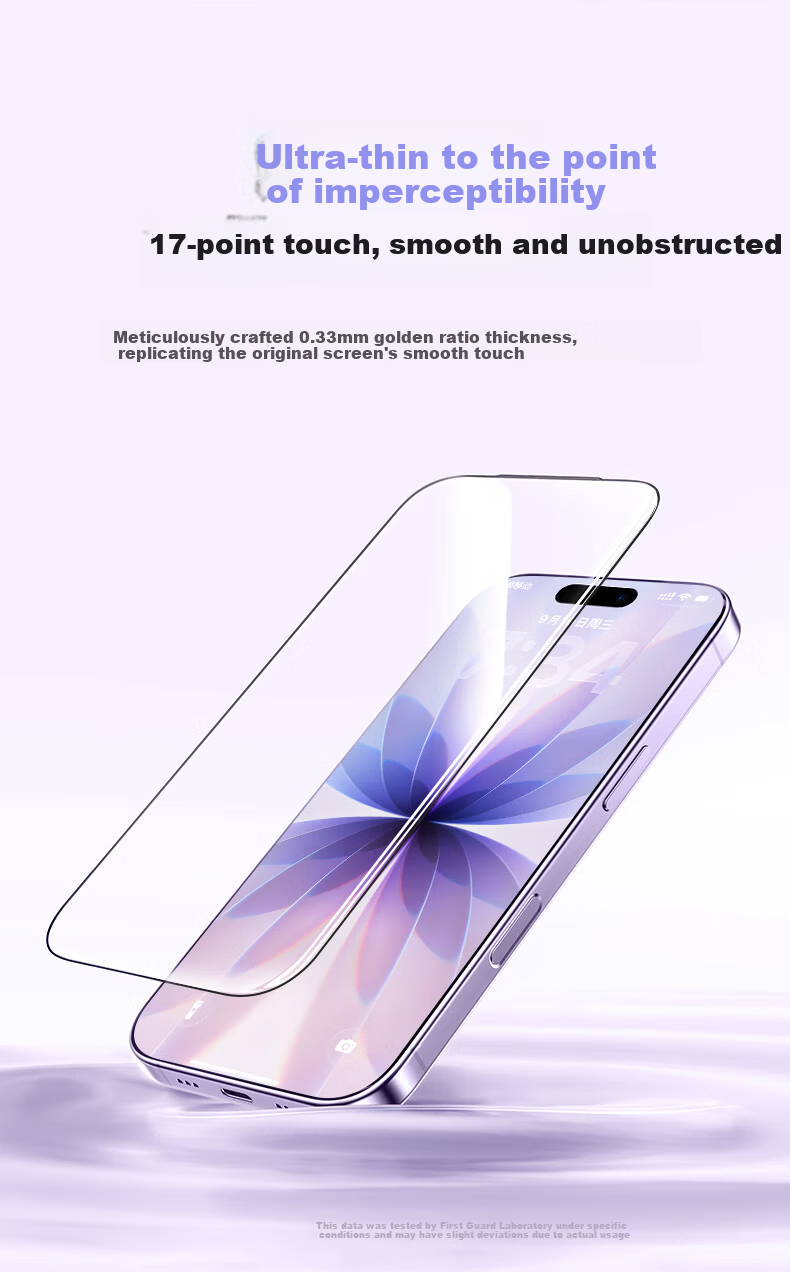DIVI New Matte Privacy Screen Protector for iPhone 15/16 Anti-Spy Tempered Glass Matte Film, Anti-Fingerprint Gaming Protective Film, 2-Pack Dust-Free Packaging 14