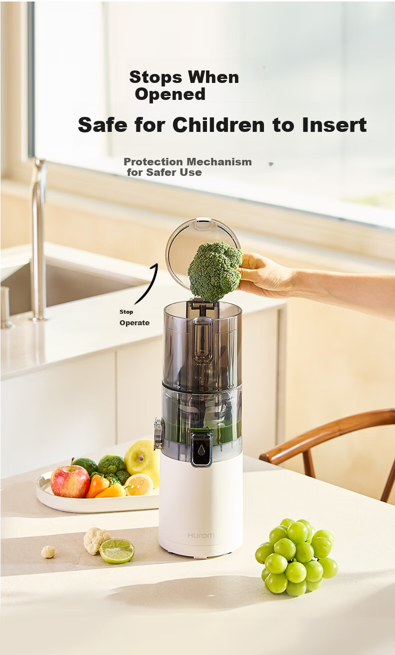 HUROM E30ST-BIM02MM Juicer Large Caliber Masticating Juicer with Pulp Separation Household Blender 6
