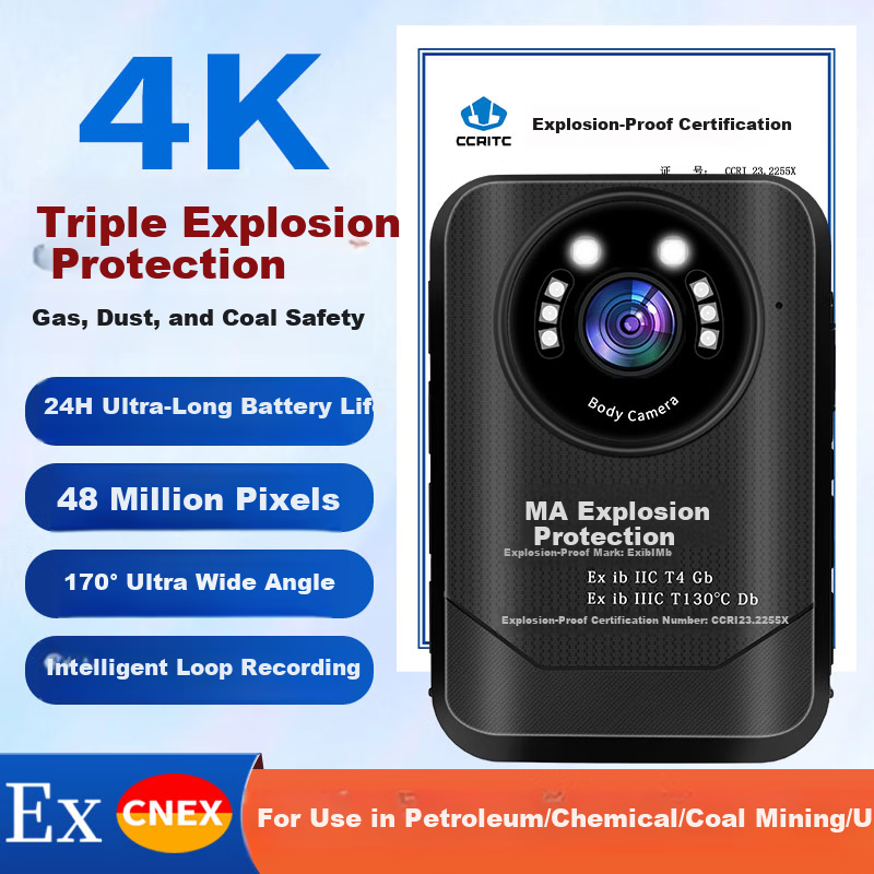 Zhunhang DSJ-H9 Explosion-Proof Law Enforcement Recorder Camera Mining Safety Inspection Portable HD Video Camera