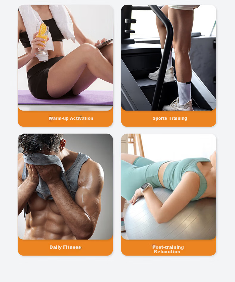 Muscle Electrical Stimulation Trainer Relaxation Electrotherapy Massager Post-Exercise Muscle Recovery Fascia Full-Angle Accelerator 4