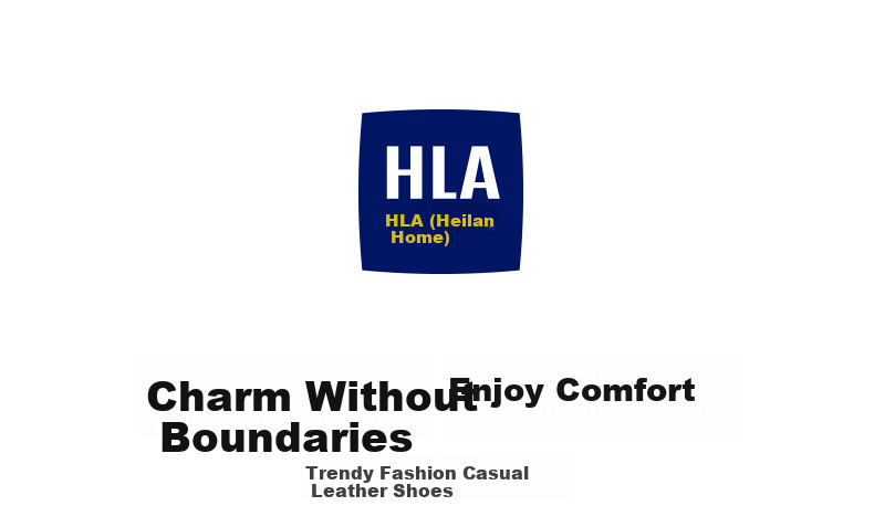 HLA Men's Versatile Loafers, Soft Leather Casual Slip-On Shoes HAAPXM1EBG028, Black, Size 42 1