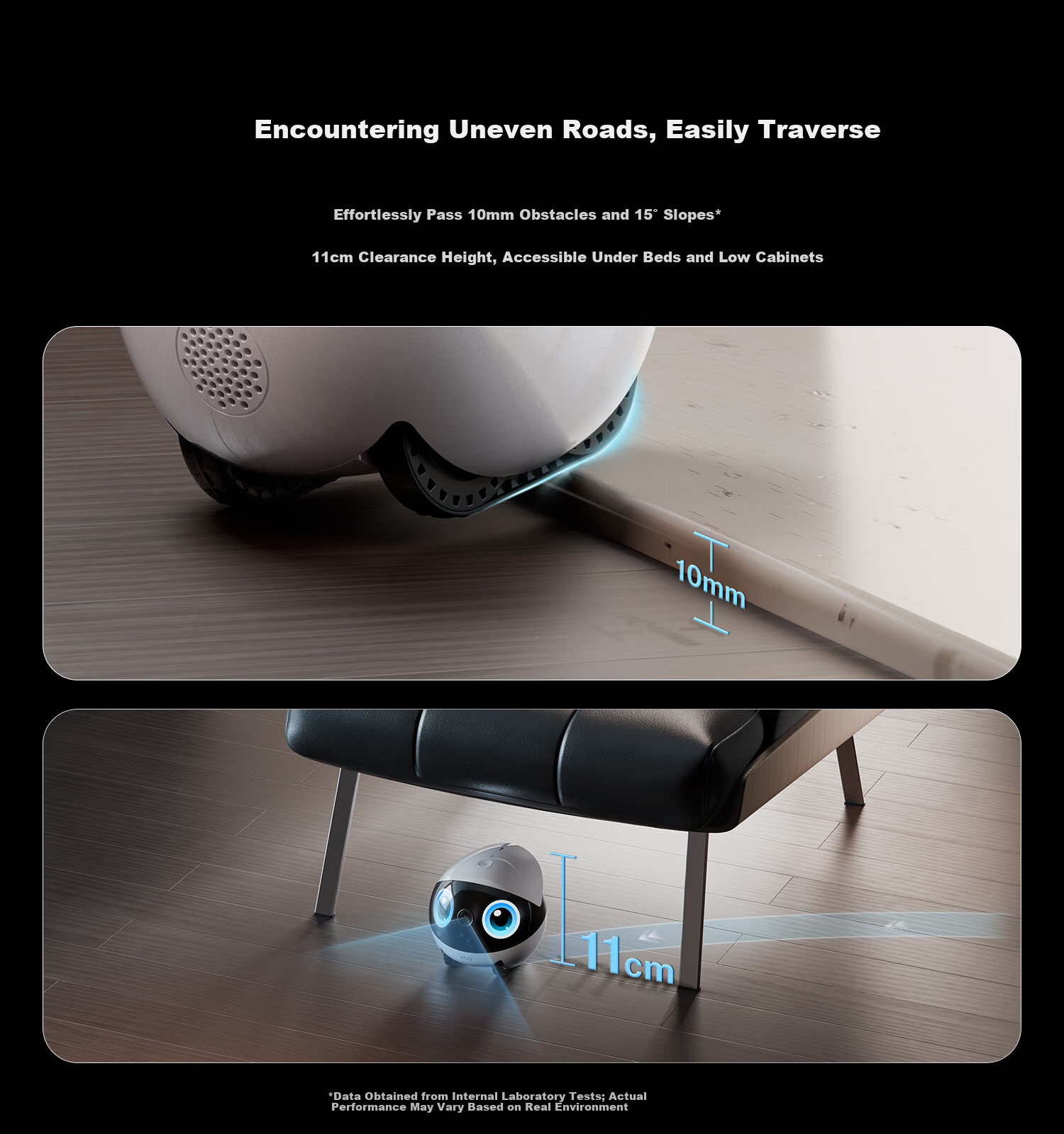 Enabot EBO Air 2 Plus Whole Home Mobile Surveillance Camera Video Call Elderly Children Pet Monitoring EBO AI Companion Robot [Liumu White] 17
