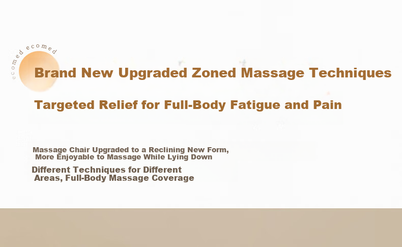 Ecomed German Full Body Massage Mat Recliner Home Massage Bed Shoulder Neck Waist Back Leg Massager Gift for Parents Elders Practical Birthday Present 7