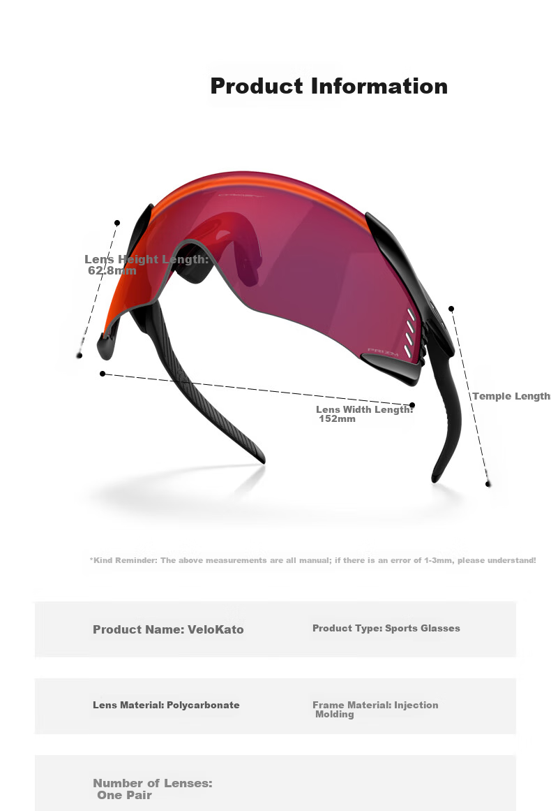 OAKLEY Velo Kato 0OO9501-02 Cycling Sunglasses Outdoor Sports Protective Eyewear 3