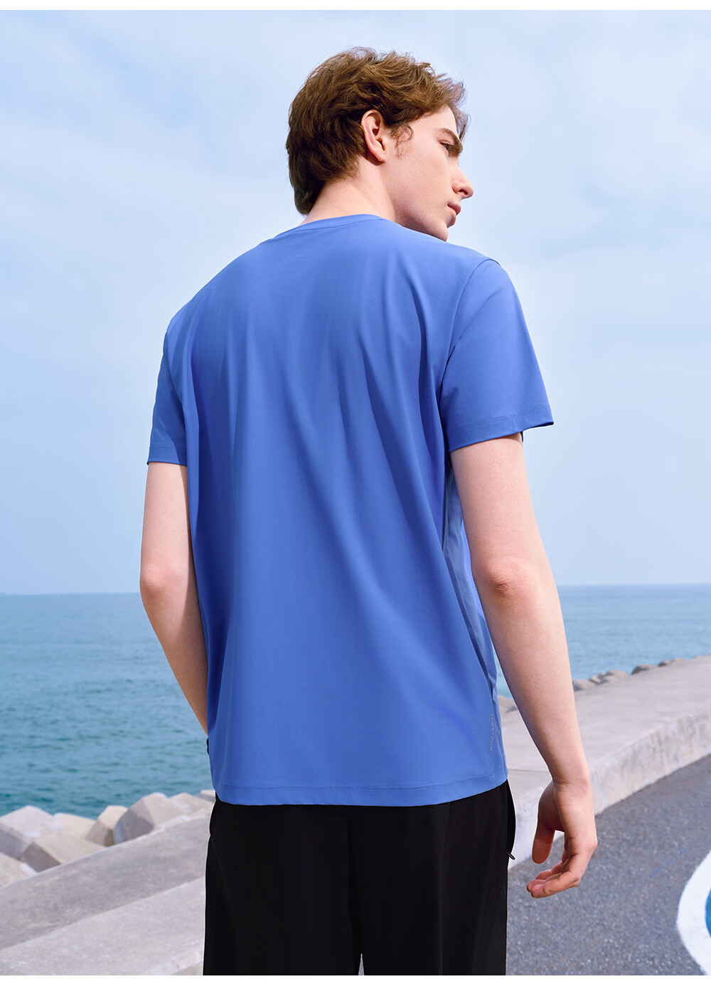 FILA Official Men's Knitted Short Sleeve Shirt 2026 Summer Fitness Sports Basic Moisture-Wicking Quick-Dry T-Shirt 31