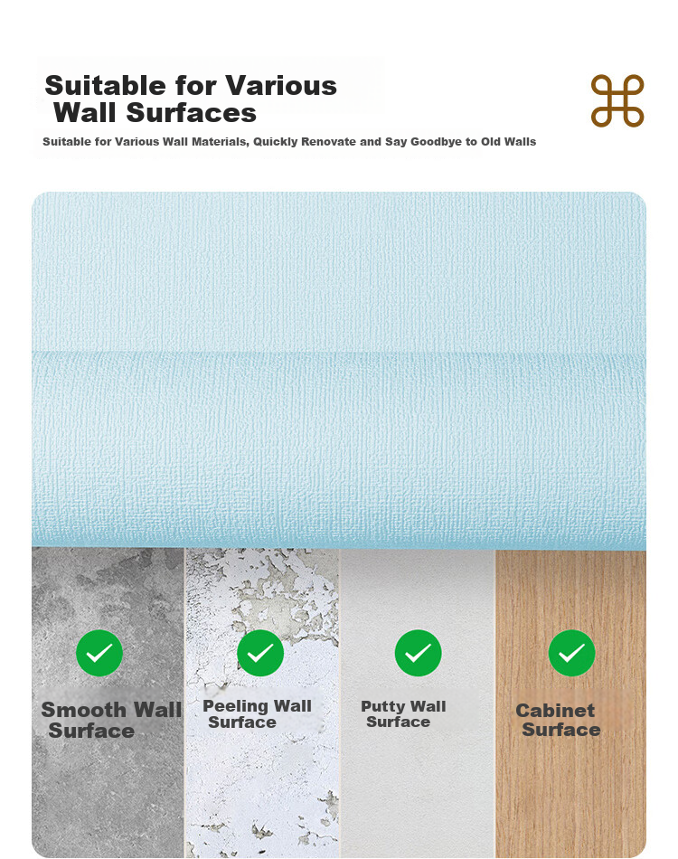 Aimo Thickened PVC Self-Adhesive Wall Sticker Waterproof Moisture-Proof Anti-Collision Aluminum-Plastic Board White 0.5*2.8m 6