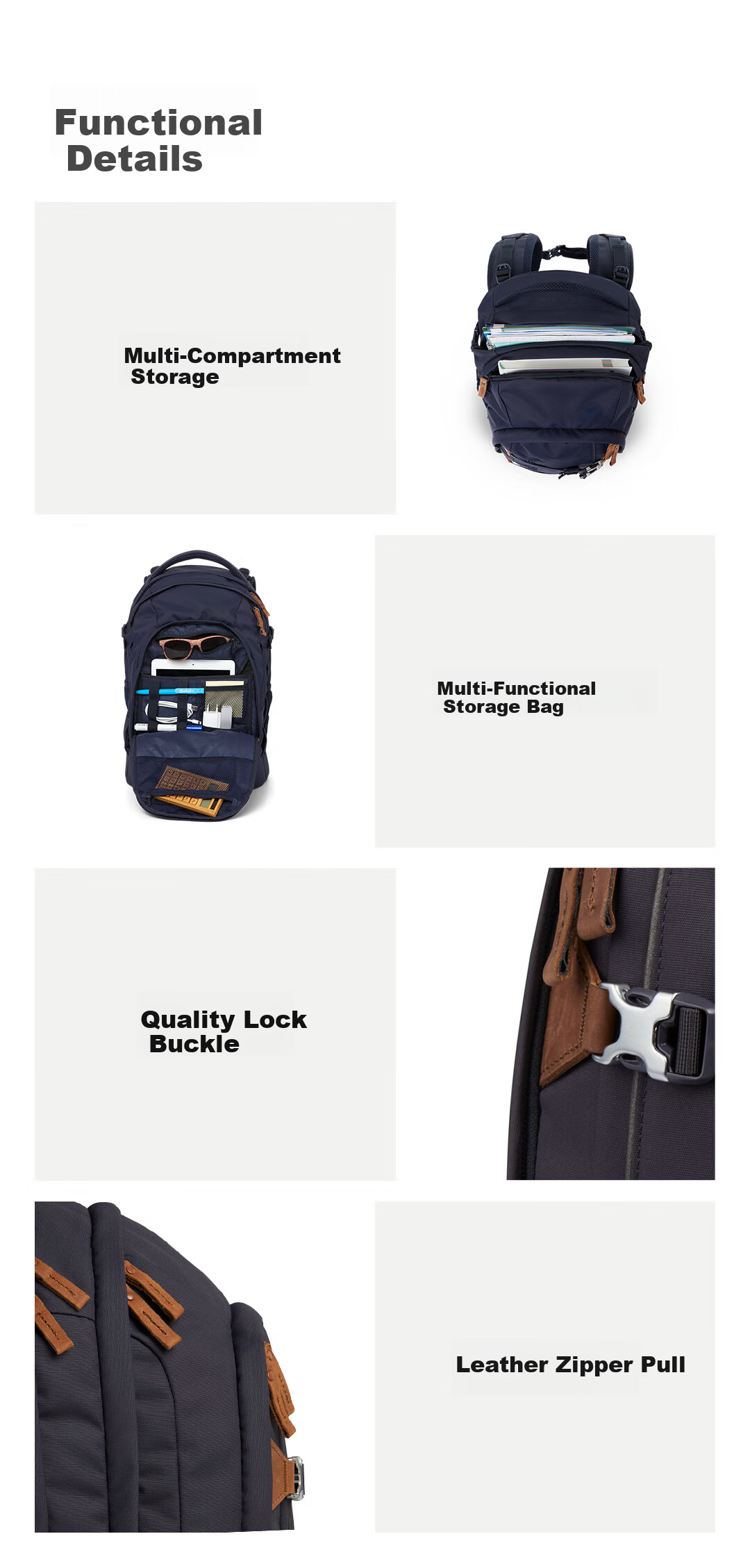 GotYaSatch School Backpack for Primary and Secondary Students Large Capacity German Ergonomic Double Shoulder Bag 12