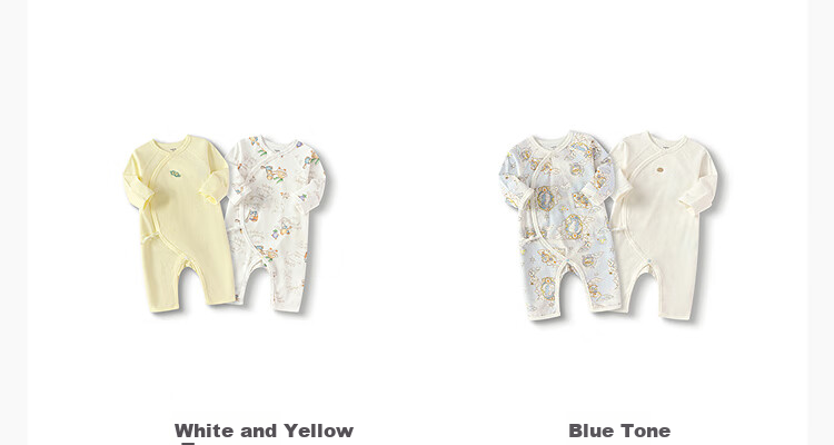 BALABALA Baby Romper Set Newborn Sleepwear Cute Artistic Two-Piece Jumpsuit 8