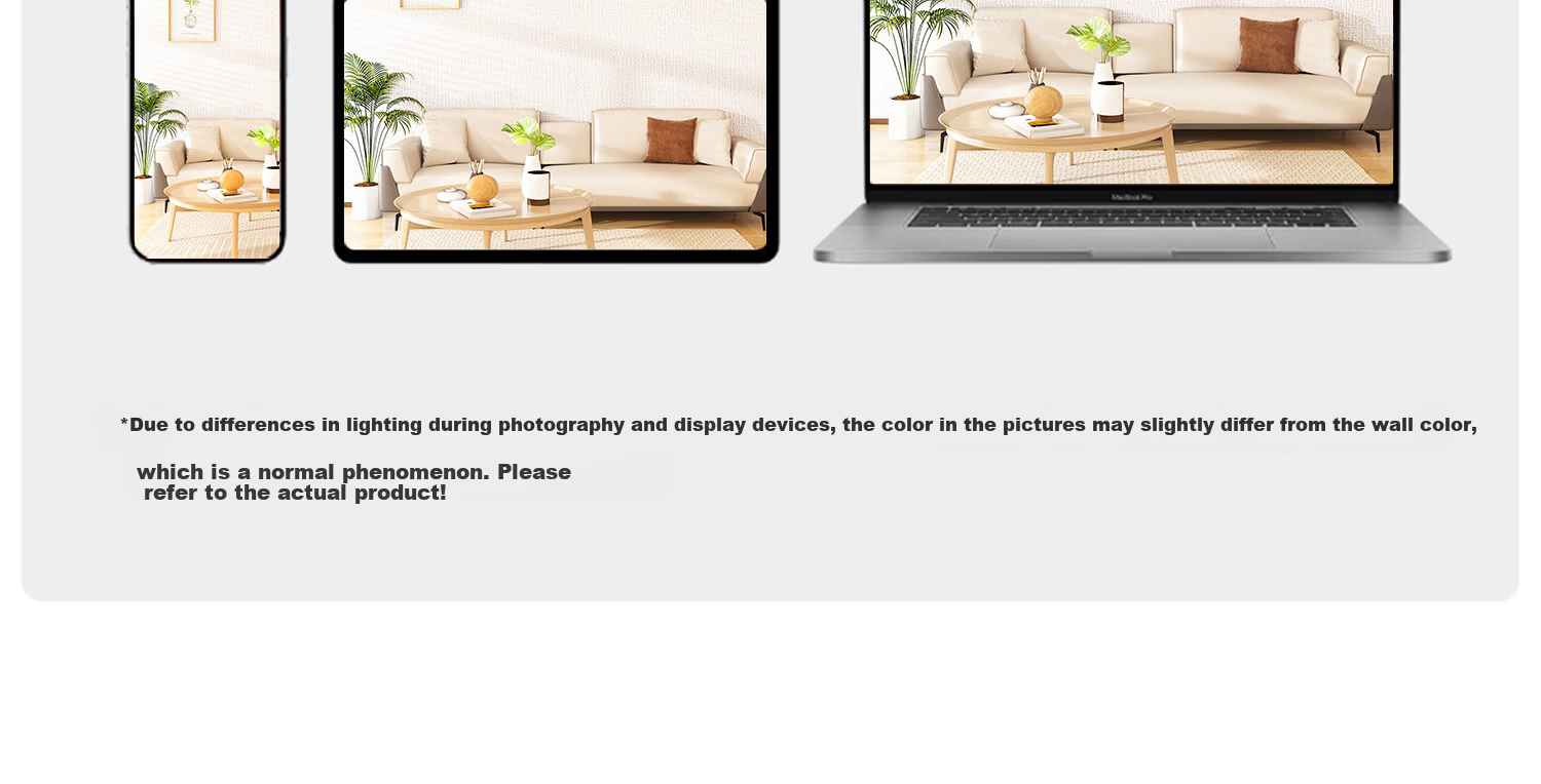 Washi 2026 New Self-Adhesive Waterproof Moisture-Proof Wallpaper Bedroom Wall Sticker Linen Beige 0.5*2.8m 33