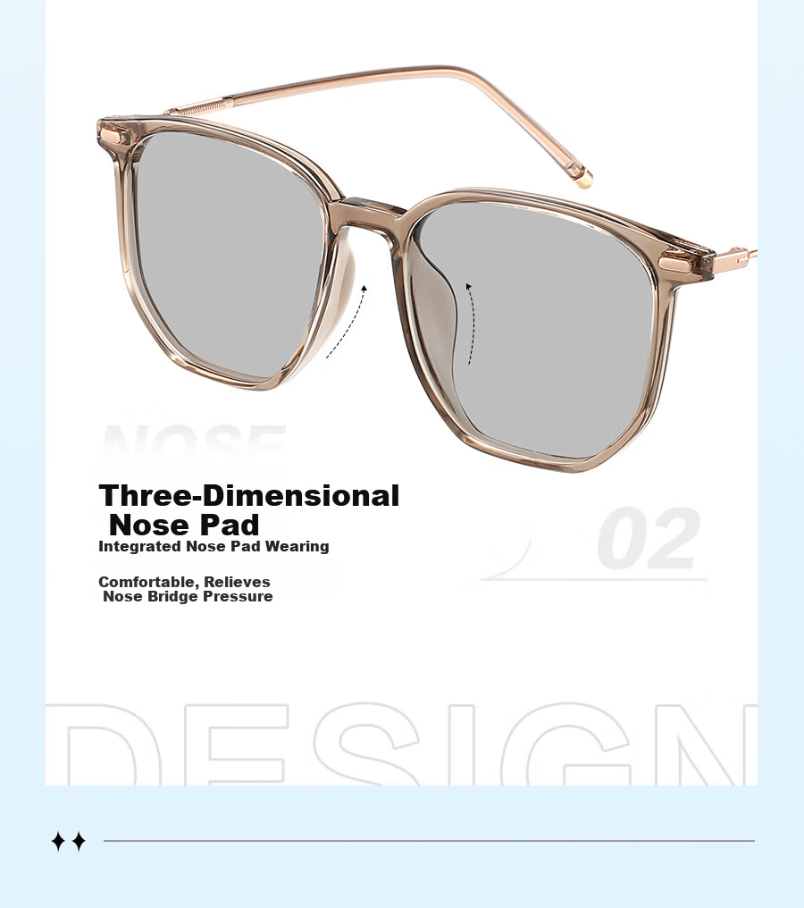 Bertha Women's Sunglasses High-End Polarized UV Protection Photochromic Square Round Face Slimming Sun Glasses for Women 13
