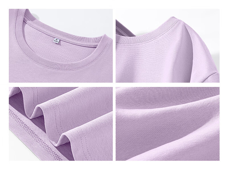 TonLion Women's Short Sleeve T-Shirt Summer Cotton Simple Korean Style Trendy Casual Loose Fit Basic Round Neck Tee 7