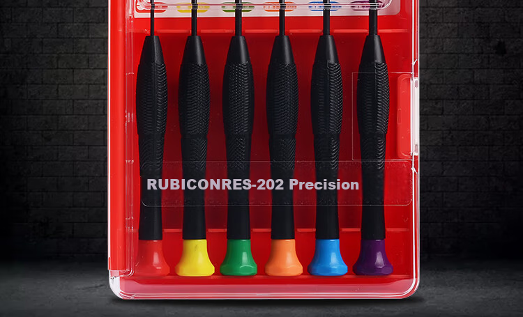 RUBICON Imported Precision Screwdriver Set Phillips and Flathead RES-202 Repair Tool 1