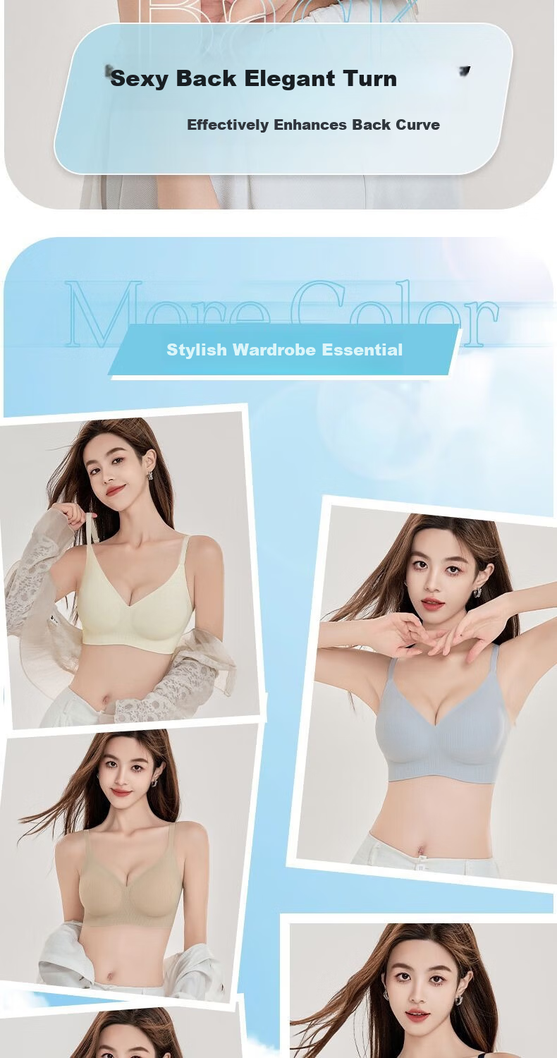 GRACEWELL Foundation Liquid Invisible Bra for Women Small Bust Enhancing Push-Up Wireless Thin Bra with Side Support and Lift 6