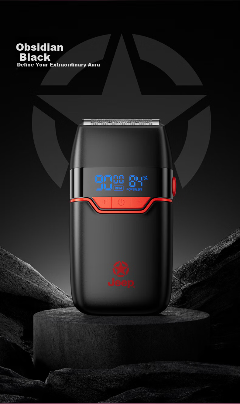 JEEP Professional Electric Hair Clipper for Men, Salon-Grade Cordless Hair Trimmer with Long Battery Life, High-Speed Motor, 21-Speed Adjustable Aluminum Alloy Body 13