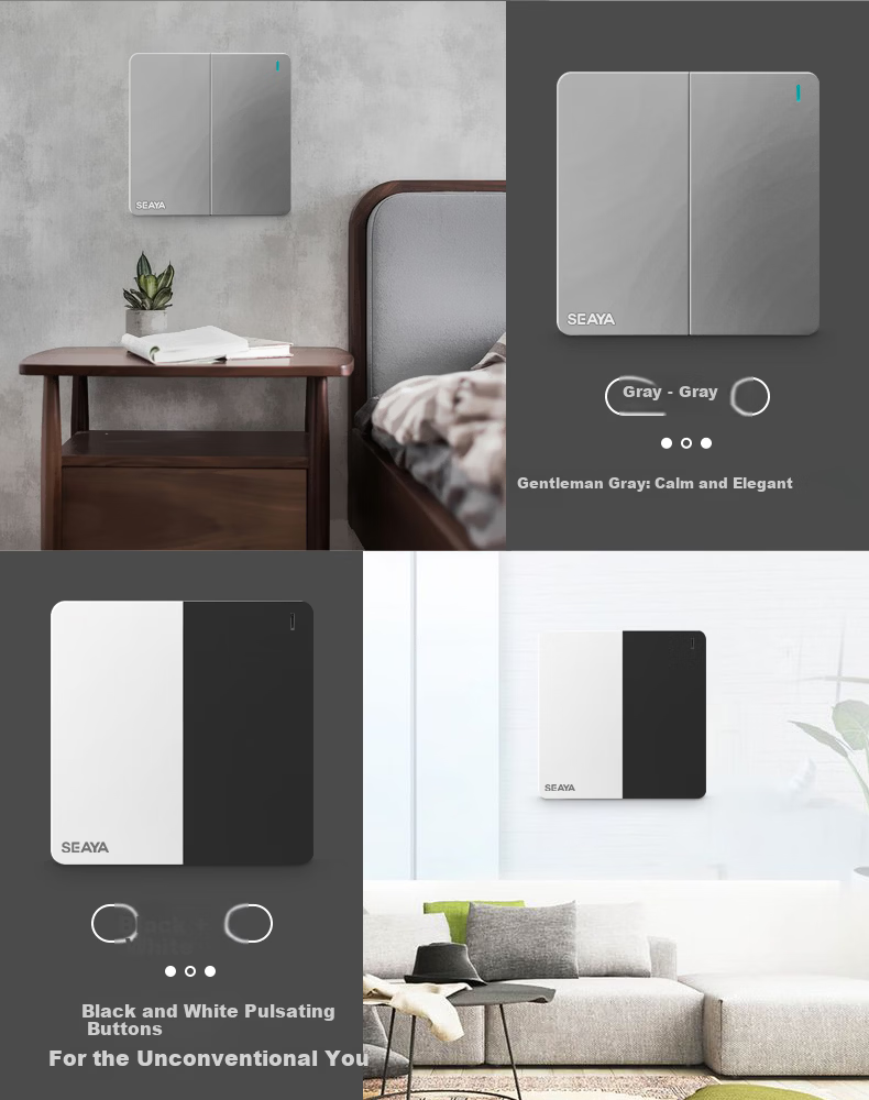 Xiya Wireless Switch, Remote Control Switch, Smart Switch, No Wiring Required, Remote Control Switch, Dual-Controlled, Self-Adhesive Switch 10