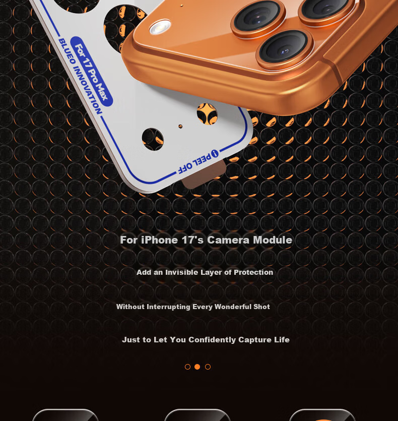 Lanxingxiansheng Compatible with Apple Air Lens Module, IPhone Air Protective Film, Phone Camera Rear Base Film, Shockproof And Scratch-Resistant 3