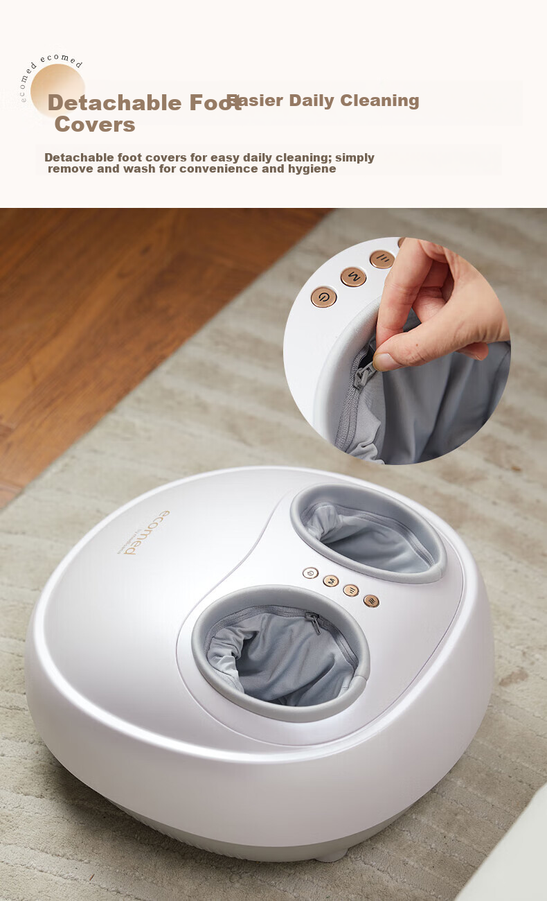 Ecomed German Foot Massager Fully Automatic Kneading Foot Sole Massager Ankle Heat Acupoint Therapy Gift for Parents Elders Practical Birthday Present 11