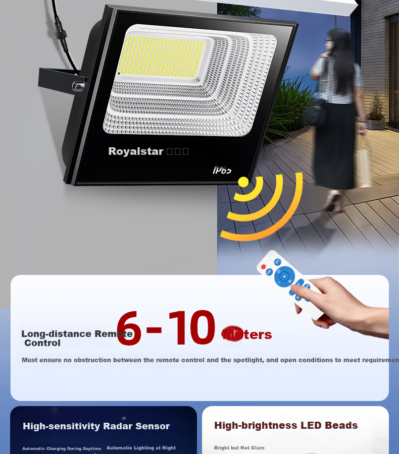 Royalstar Solar Garden Light Outdoor Lighting Home Street Lamp LED Waterproof Floodlight Outdoor Landscape Light 2