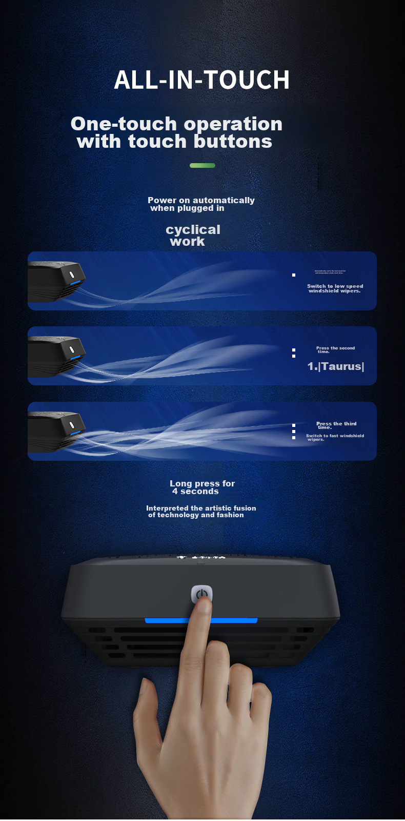 BOSCH AM101 Car Air Purifier Removes Formaldehyde, New Car Smog, Smoke Odors, PM2.5 And Eliminates Odors inside the Vehicle 10