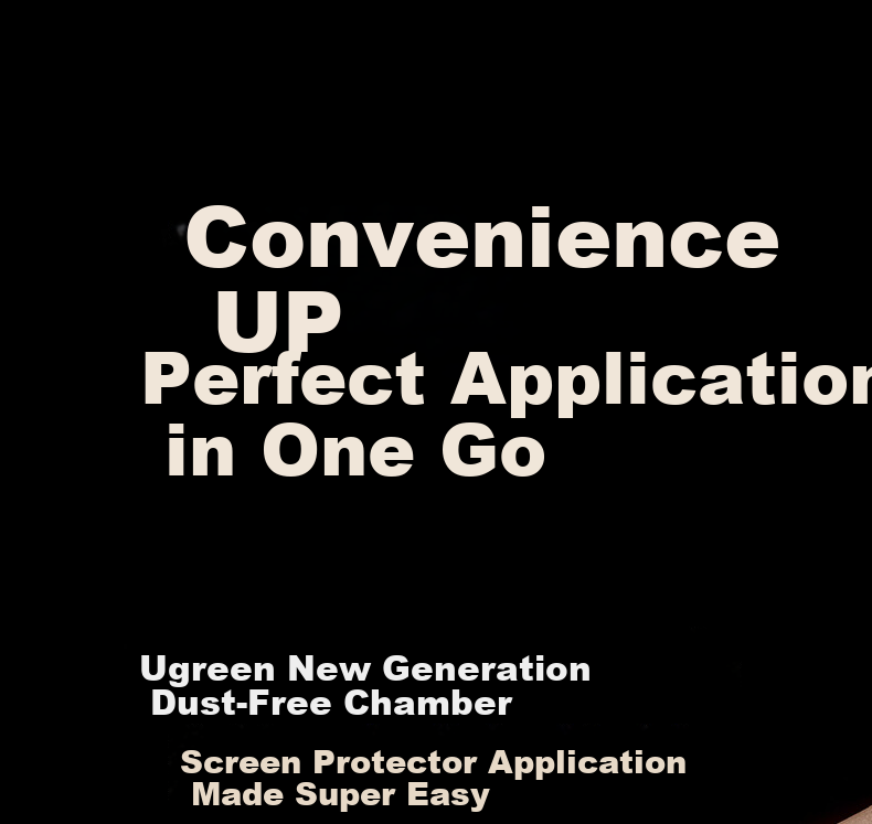 UGREEN [Instant Screen Protector] Tempered Glass Film for Redmi K90 Pro Max, Full Coverage Anti-Shatter Anti-Fingerprint Ultra-Sonic Quick Unlock for Redmi K90 Pro Max Smartphone 5