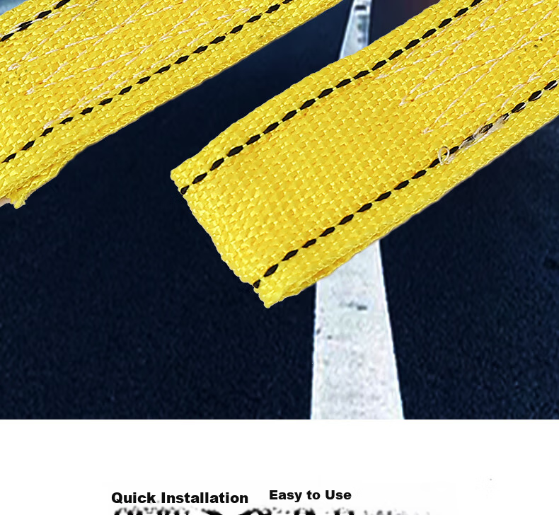 Ansell Car Tow Rope Outdoor Emergency Heavy-Duty Binding Rope with Steel Buckle 5m 10 Ton 8K00232 15