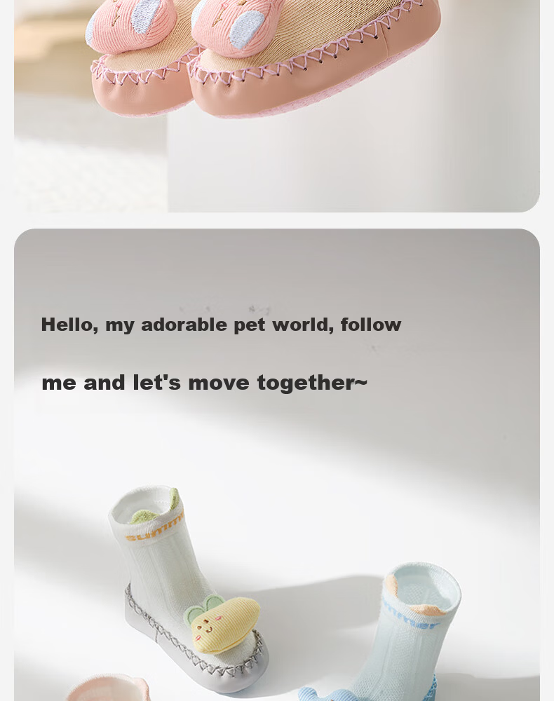 Shiyuejiejing Baby Shoes And Socks, Summer Toddler Walking Shoes And Socks, Non-Slip Floor Socks for Boys And Girls, All Seasons Socks for Infants 17