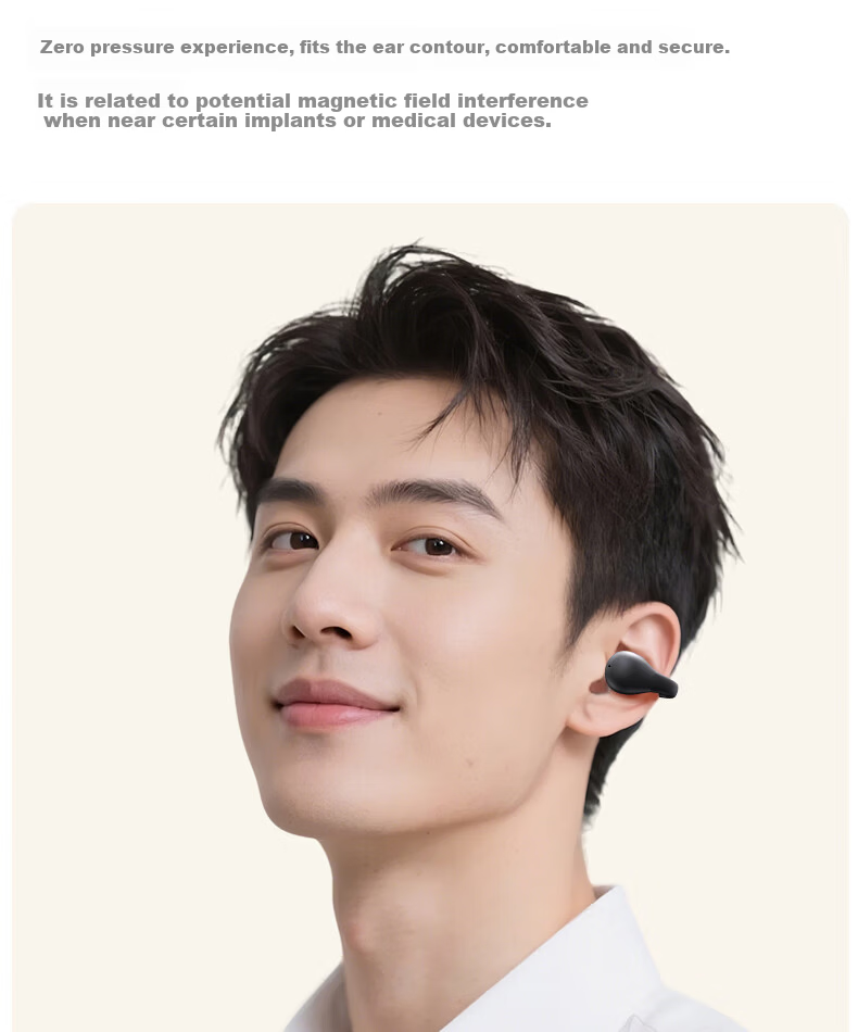 D.ROB D.ROB Clip-on AI Translation Wireless Bluetooth Earphones Power Bank 2-in-1 Long Battery Life Compatible with Huawei Xiaomi Apple K75 Ink Black 14