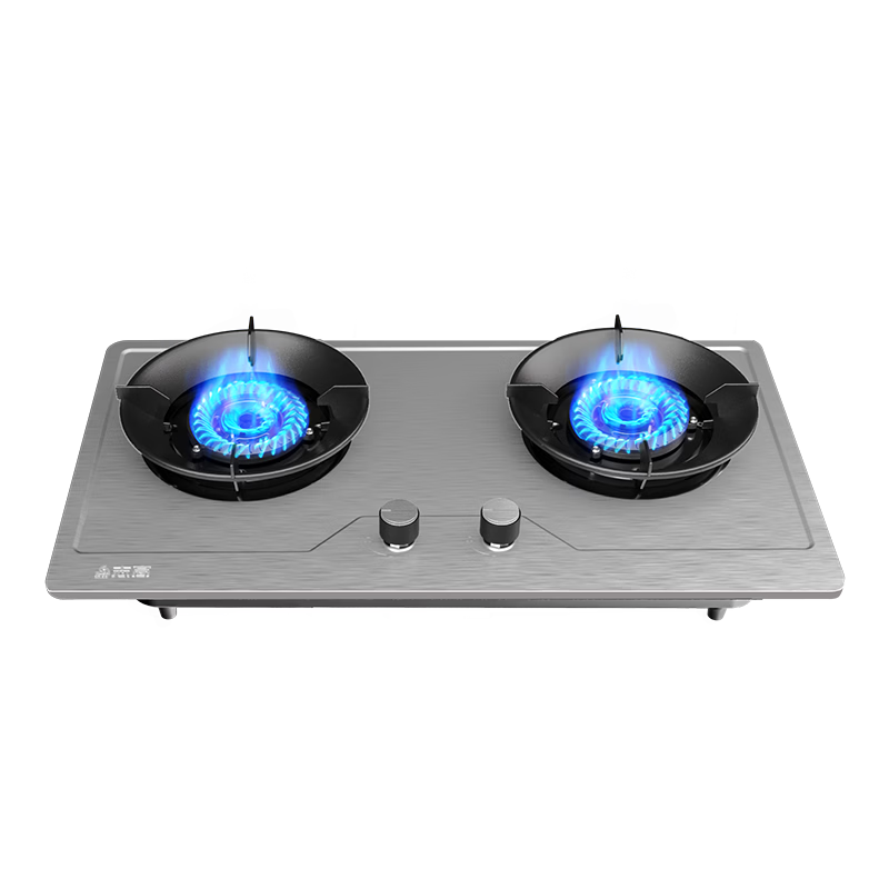 CHIGO Government Subsidy 15% Liquefied Gas Gas Stove Double Burner 5.0kW High Power Built-in Desktop Stainless Steel Gas Stove JZY-KN108A