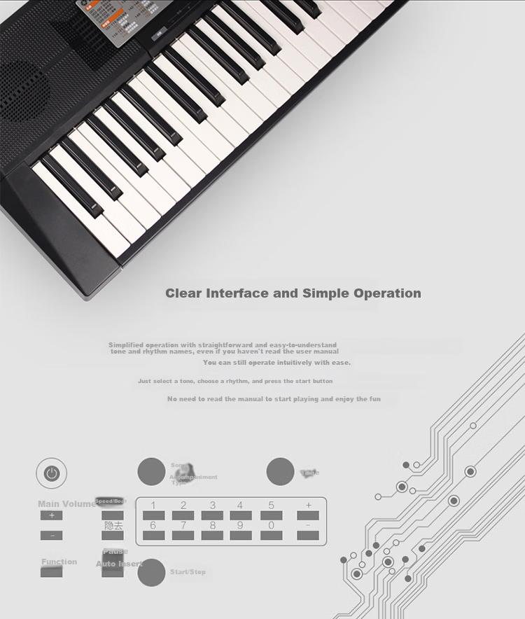 YAMAHA (YAMAHA) PSR-F52, Suitable for Children And Adults, Beginner-Friendly Electronic Keyboard for Entertainment And Performance 7