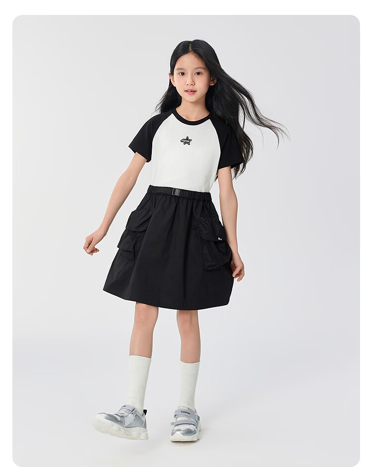Balabala Girls Dress Children's Summer Cool Dress 2025 Mall Same Style 17