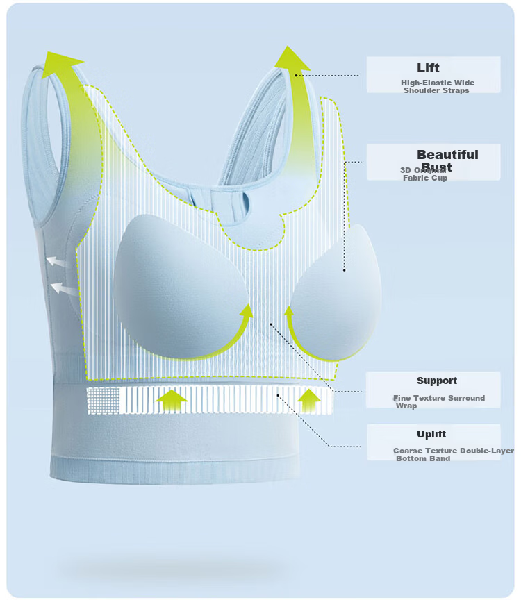 Banlian Buttoned Padded Summer Vest Tank Top for Women Outerwear Innerwear Integrated Bra Top No Bra Needed 4
