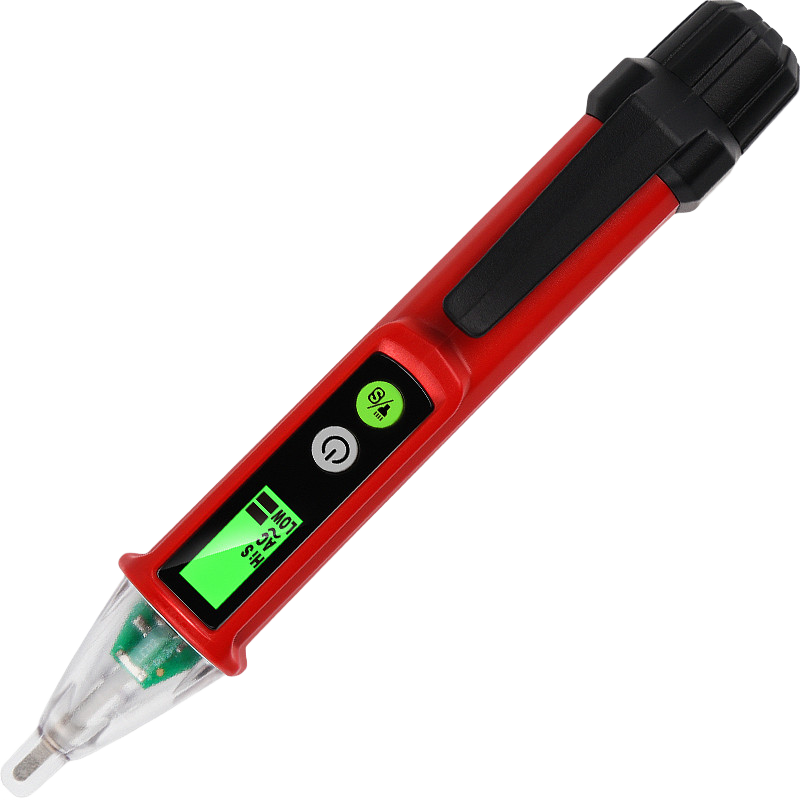 DELIXI ELECTRIC Voltage Tester Pen, Inductive Voltage Detector, Electrician's Pen, Household Non-Contact Voltage Tester with Illumination DE28