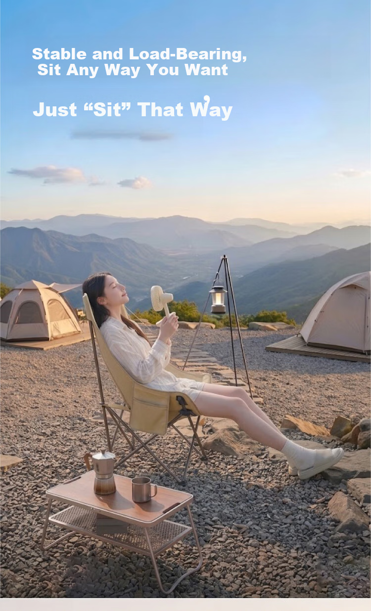 Tuxing Tianxia Outdoor High-Back Moon Chair Folding Chair Portable Picnic Stool Camping Folding Stool Fishing Chair 3