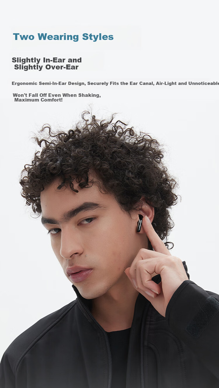 IGene [AI Translation + Conference Summary] 2026 New Smart Bluetooth Earphones, Semi-In Wireless, for Music And Gaming, Low Latency, Compatible with Huawei, Xiaomi, OPPO, OnePlus, Vivo 17