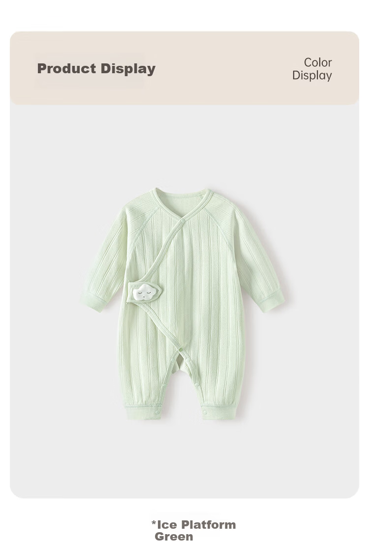 Babylove Baby Romper Spring and Autumn Newborn Infant Monk Suit Full Moon One-piece Autumn Clothes 15
