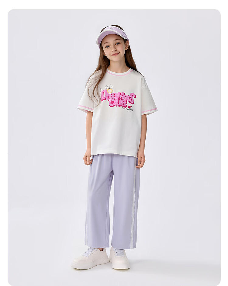 Balabala [balaOne] Kids Children's Pants Girls' Long Pants Summer Thin Straight-Leg Trousers 2026 22